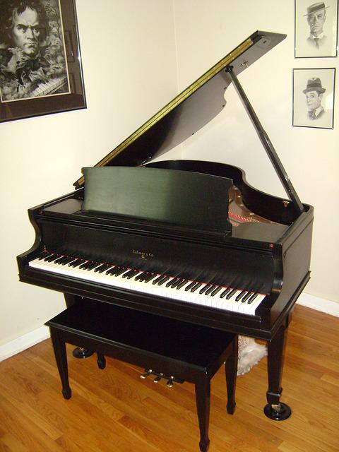 Pianobank afbeelding