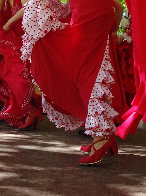 Flamenco gitaar danseres